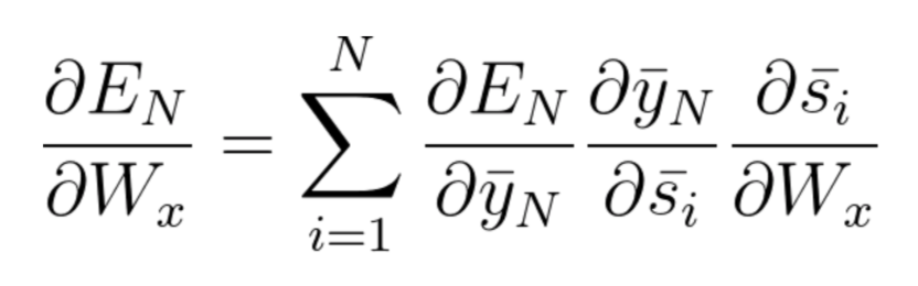 _Equation 49: BPTT calculations for the purpose of adjusting Wx_